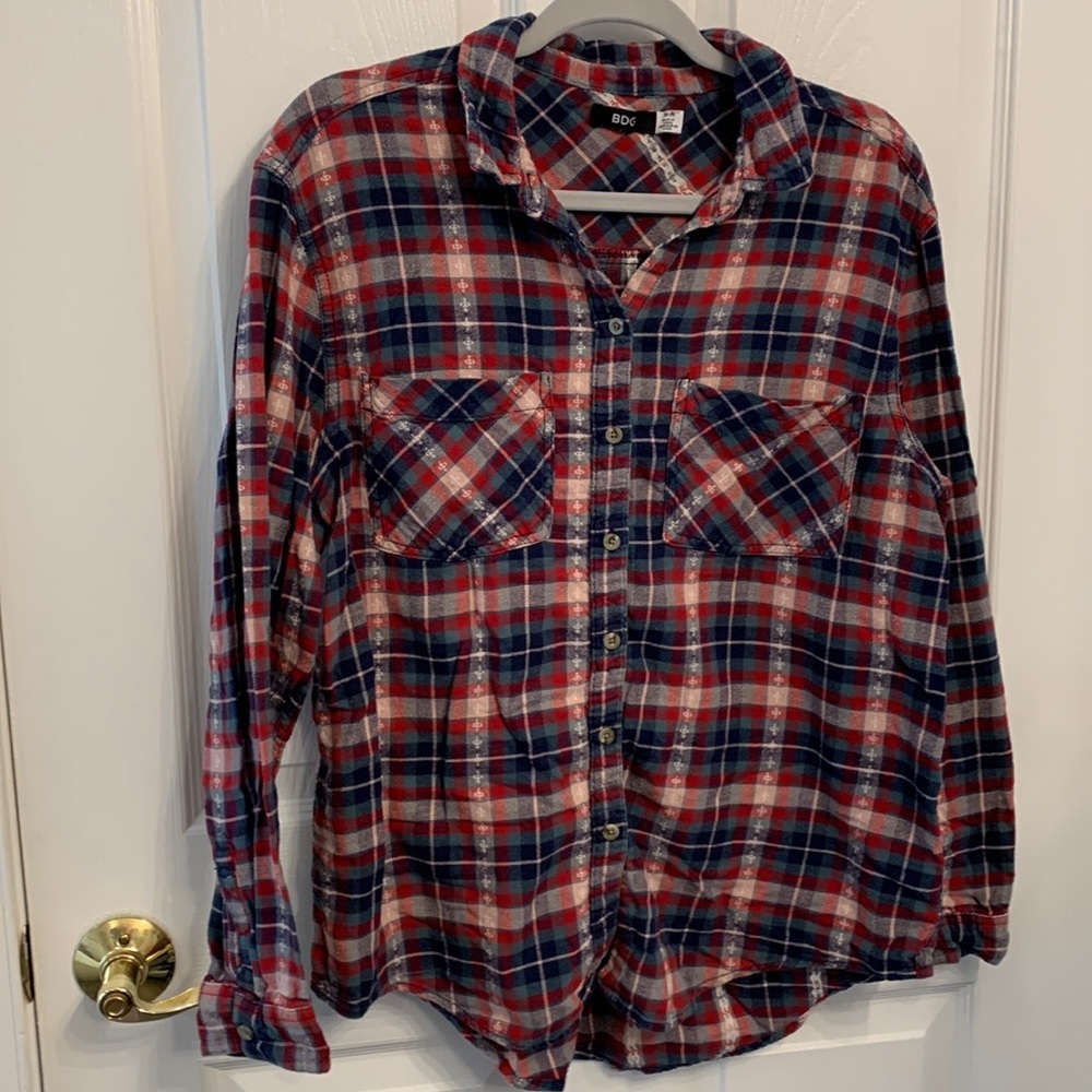 Urban Outfitters BDG button‎ down Plaid Shirt size M
